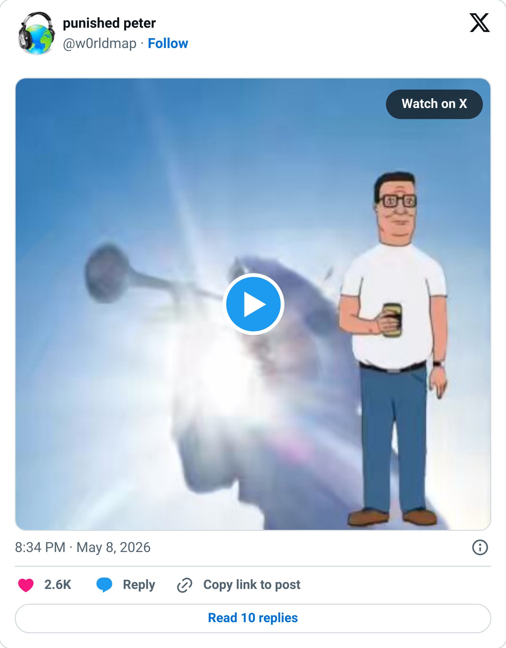 Tweet screenshot