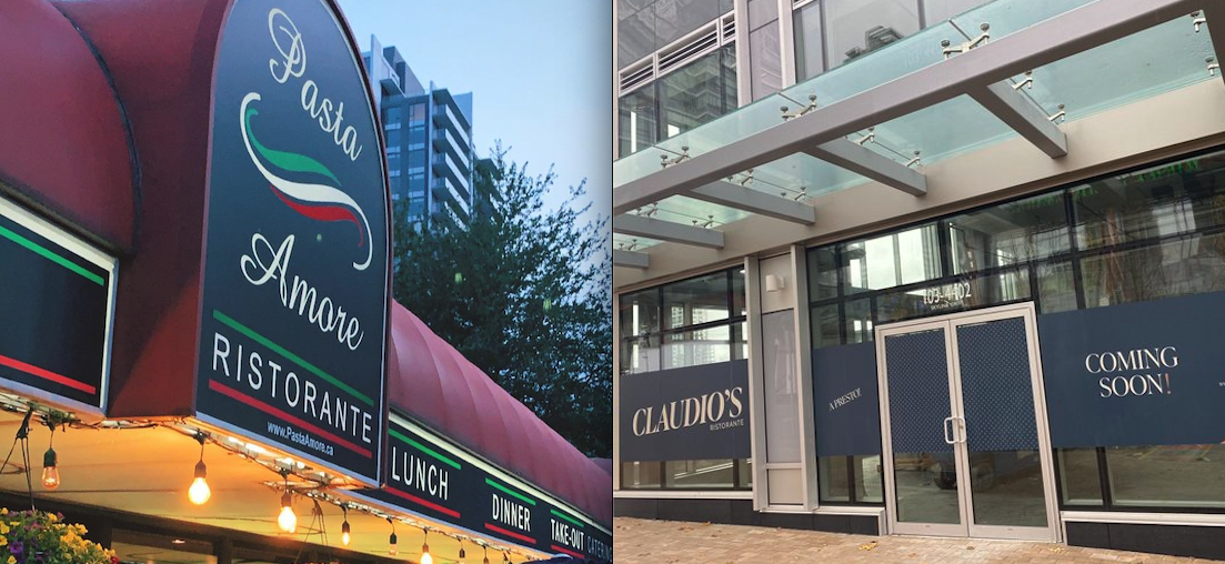 Burnaby’s Pasta Amore Pizzeria to close and reopen as new Italian eatery