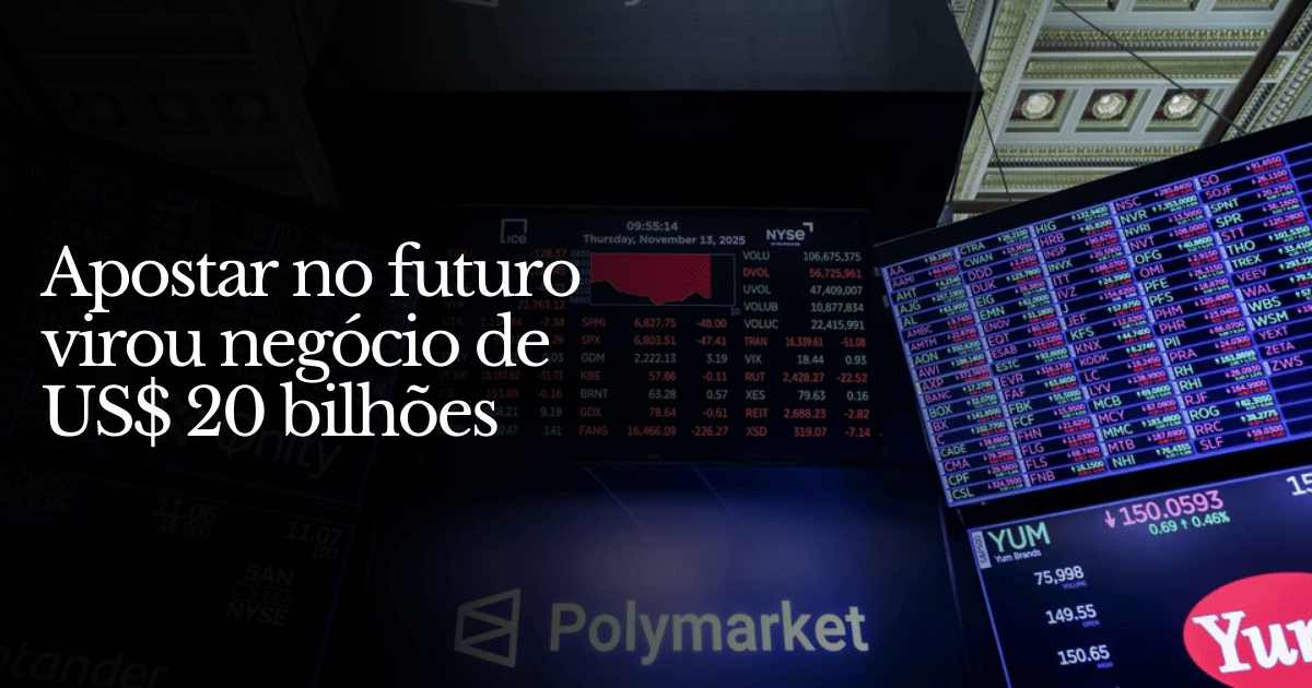 Apostar no futuro virou negócio de US$ 20 bilhões