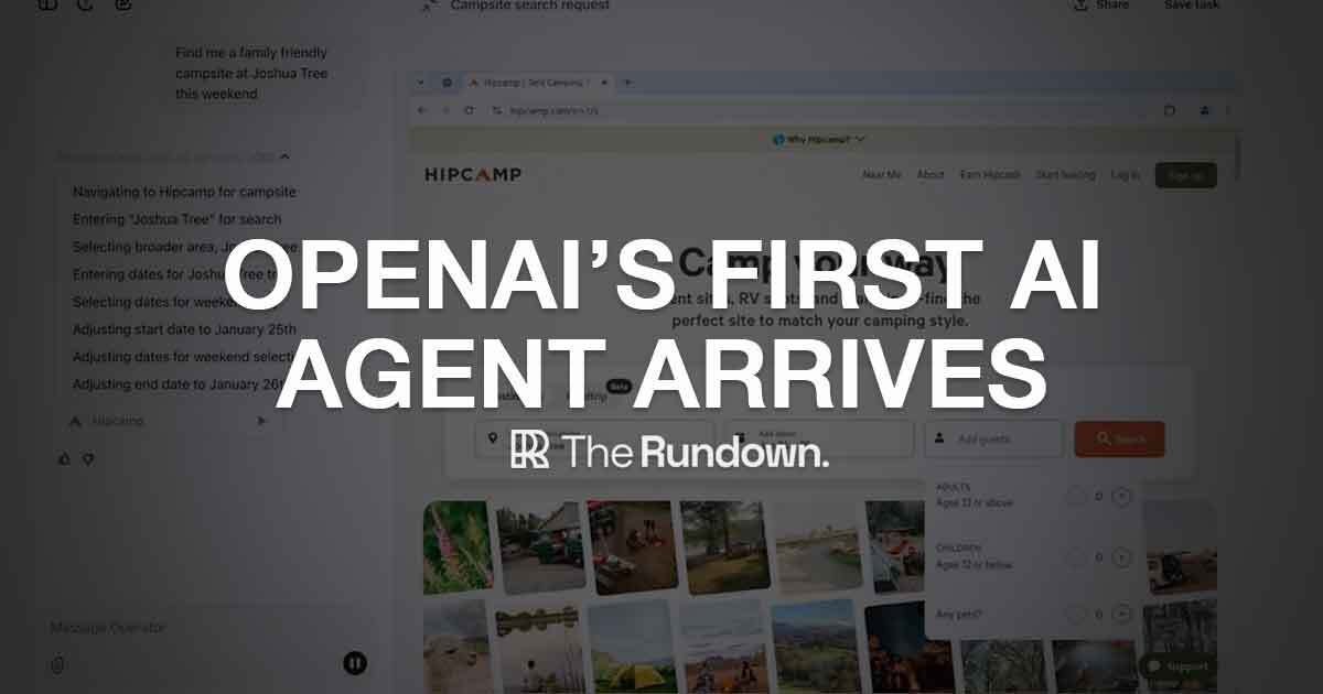 OpenAI's first AI agent arrives 