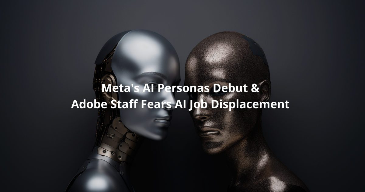 🤖 Meta's AI Personas Debut & Adobe Staff Fears AI Job Displacement