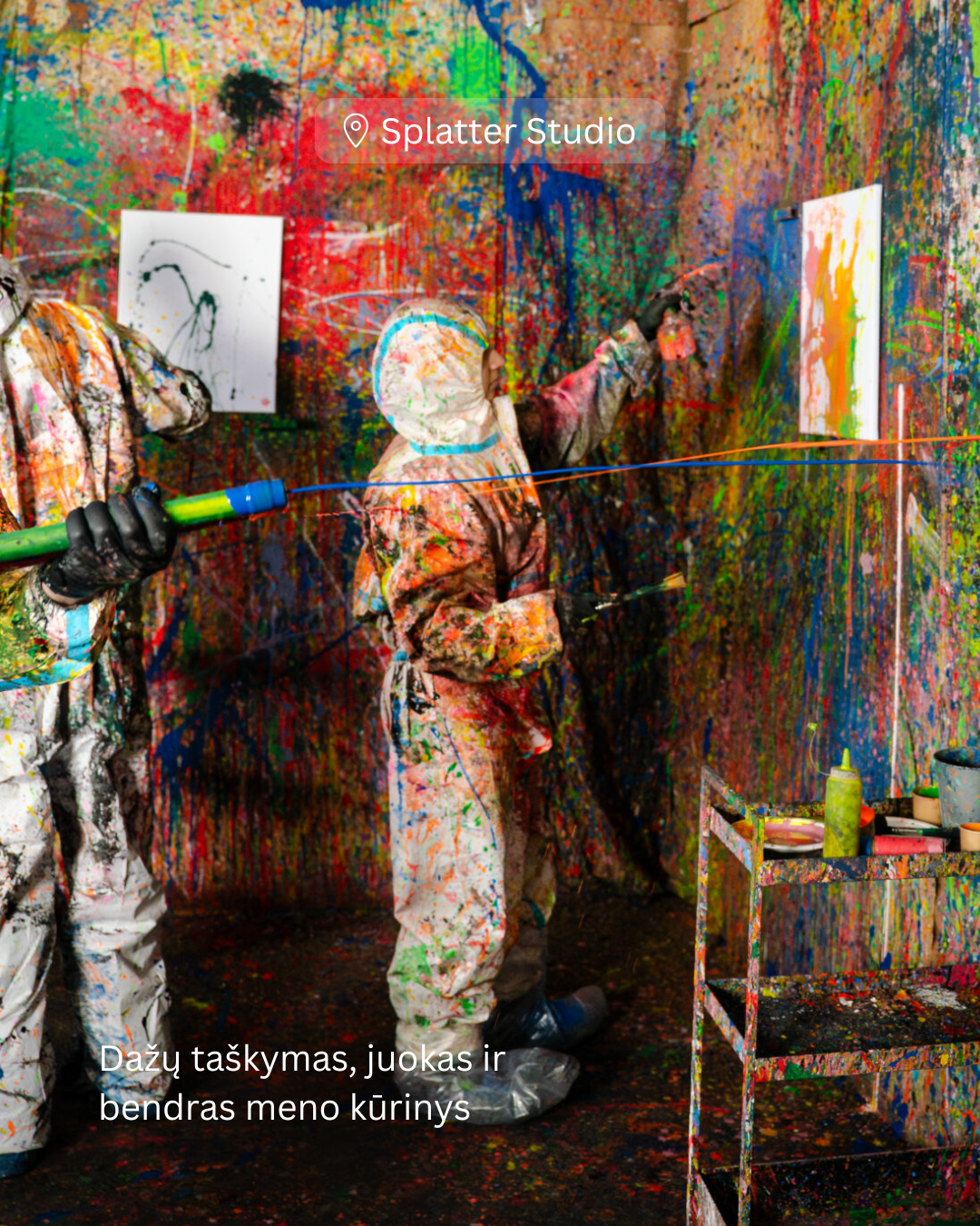 Splatter Studio pasimatymas Vilniuje