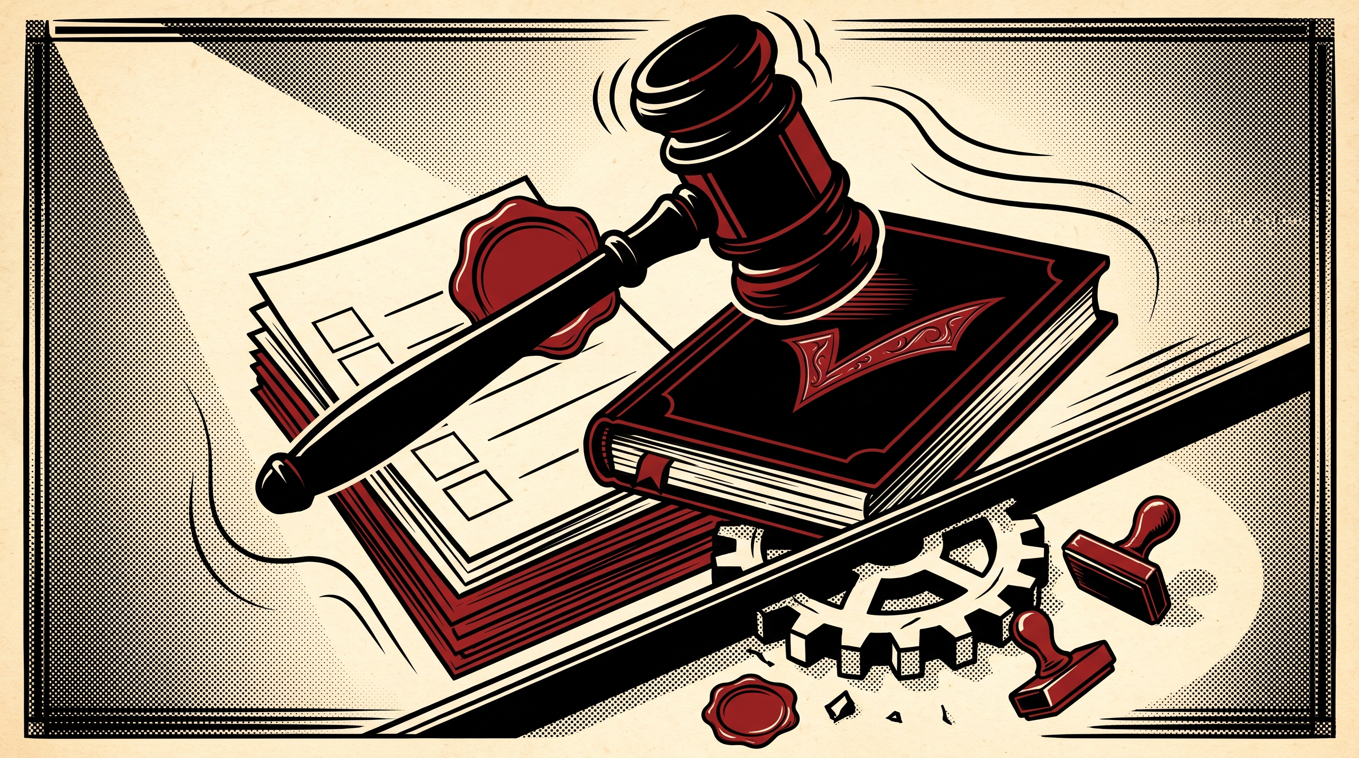 Poster illustration for the issue: Your Midterm Gets Certified Under State Law. Georgia's Deadline Is Nov. 20.