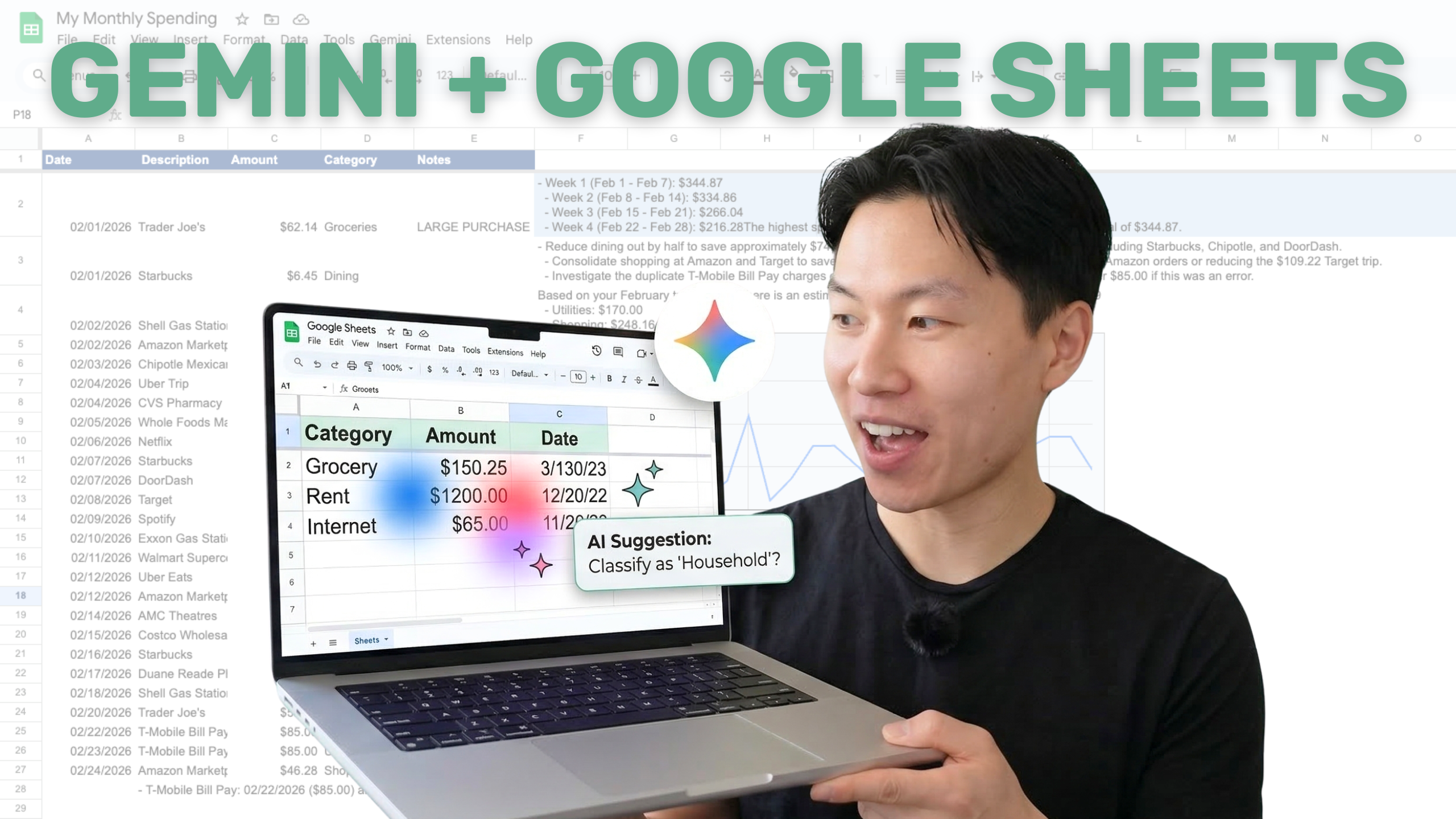 Tracking Spending with Gemini AI