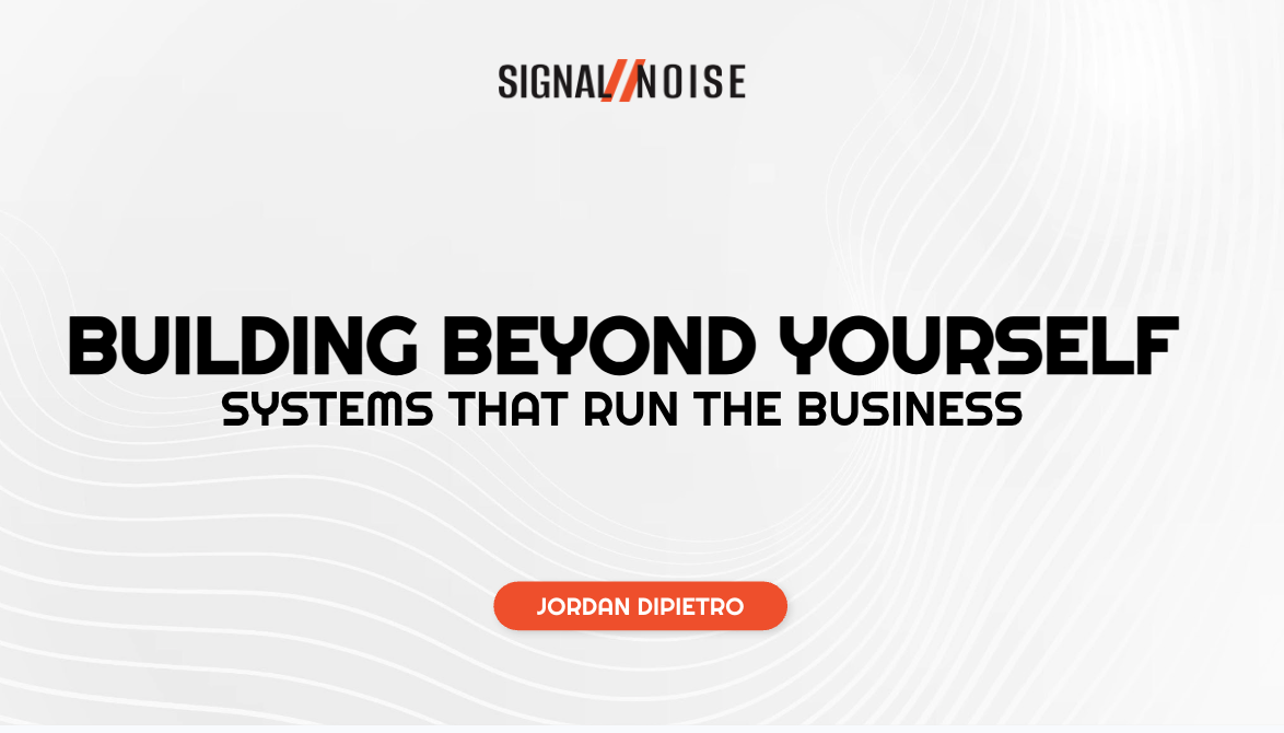 Building Beyond Yourself