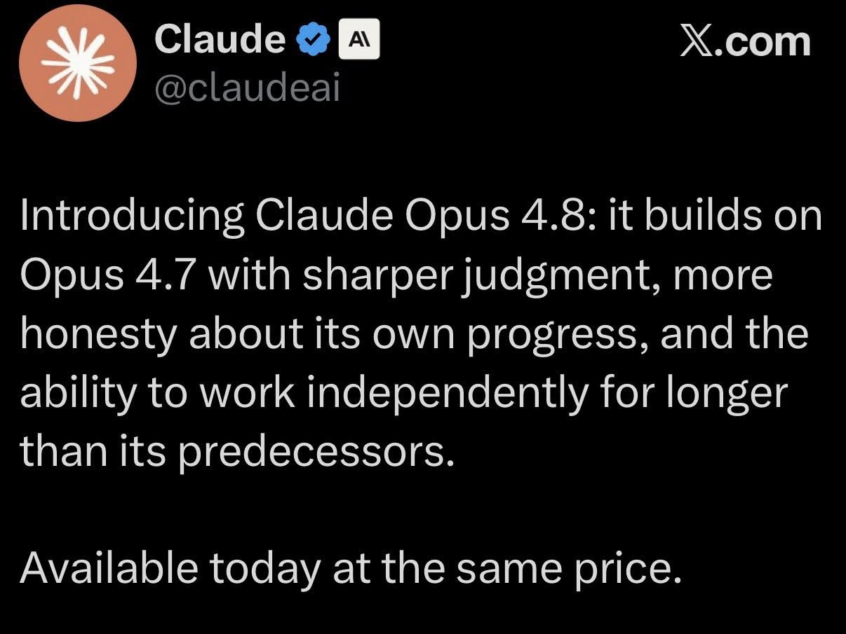 Claude Opus 4.8 honesty framing