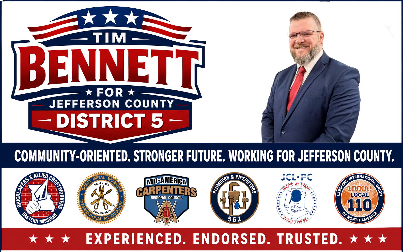 Tim Bennett Political Advertisement