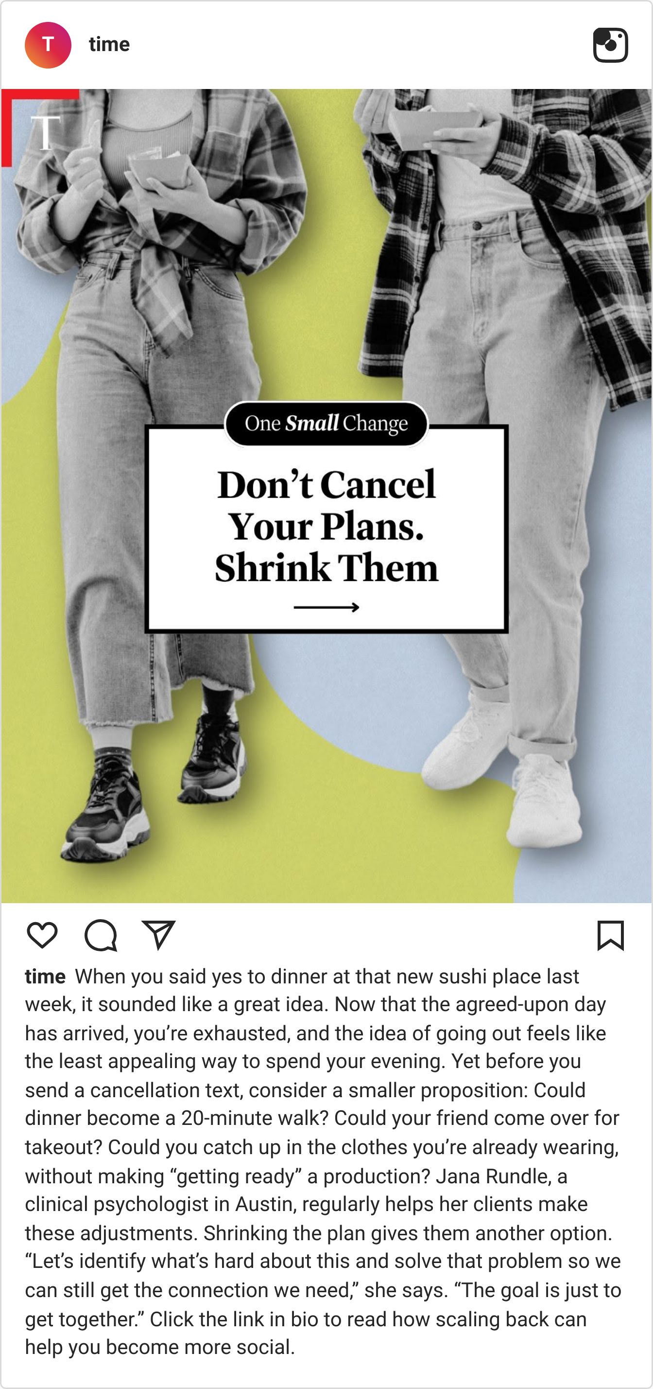Instagram reel screenshot