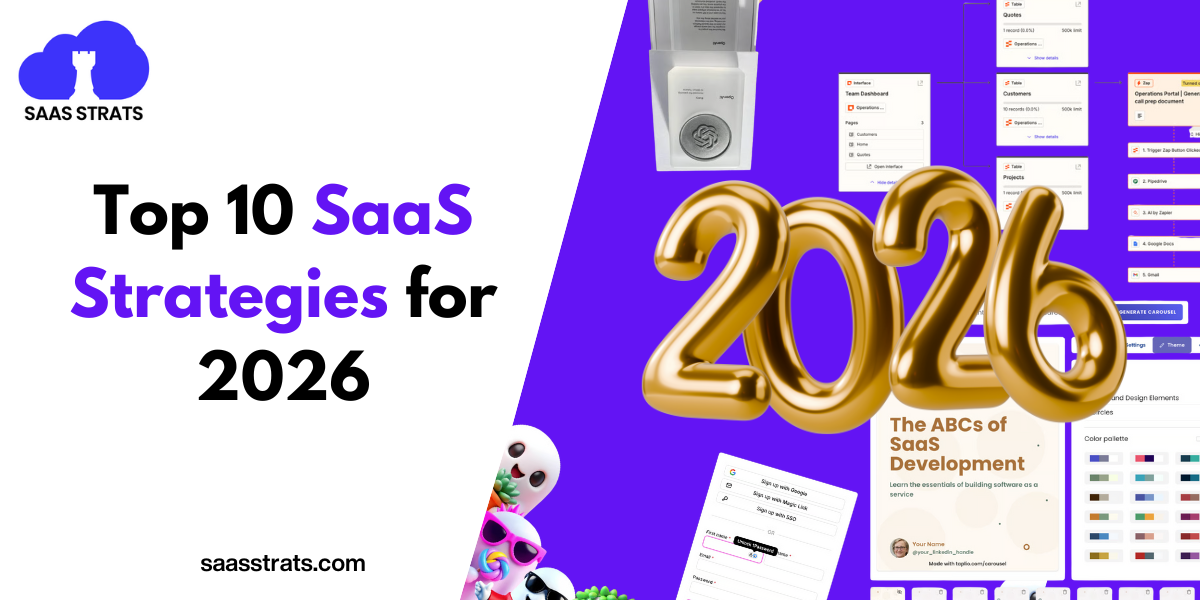 Top 10 SaaS Growth Strategies For 2026