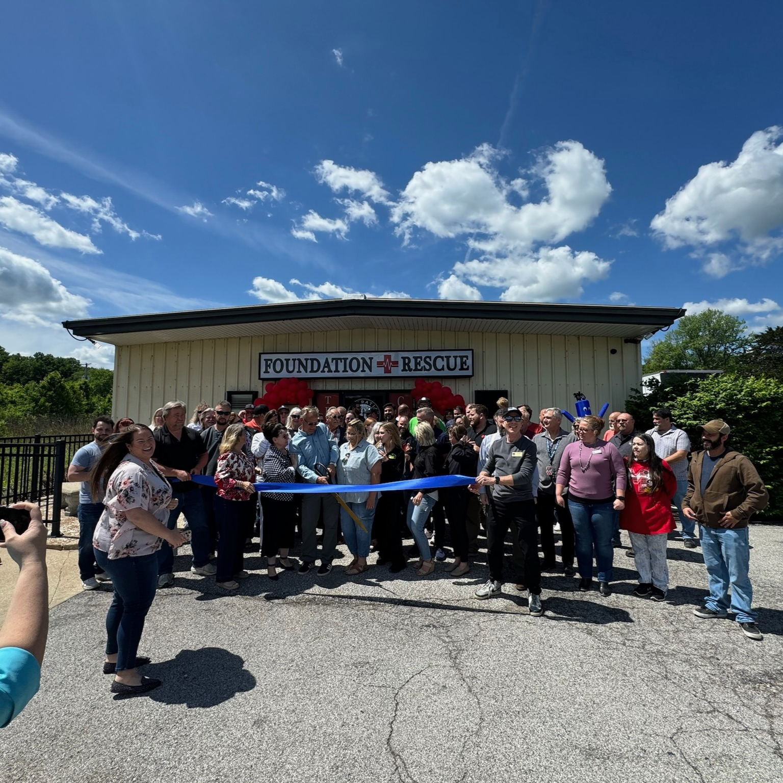 Foundation Rescue Training Center ribbon cutting