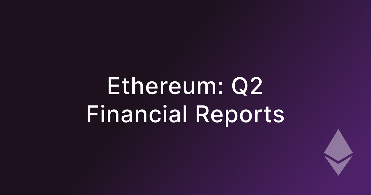 Ethereum Fees were down $679 million in Q2