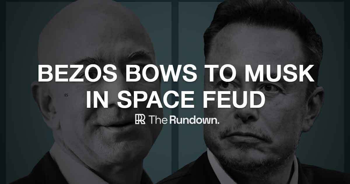 Jeff Bezos bows to SpaceX