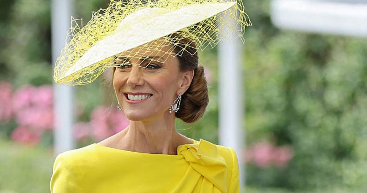 Kate Middleton Attended Royal Ascot Wearing A Recycled Yellow Dress