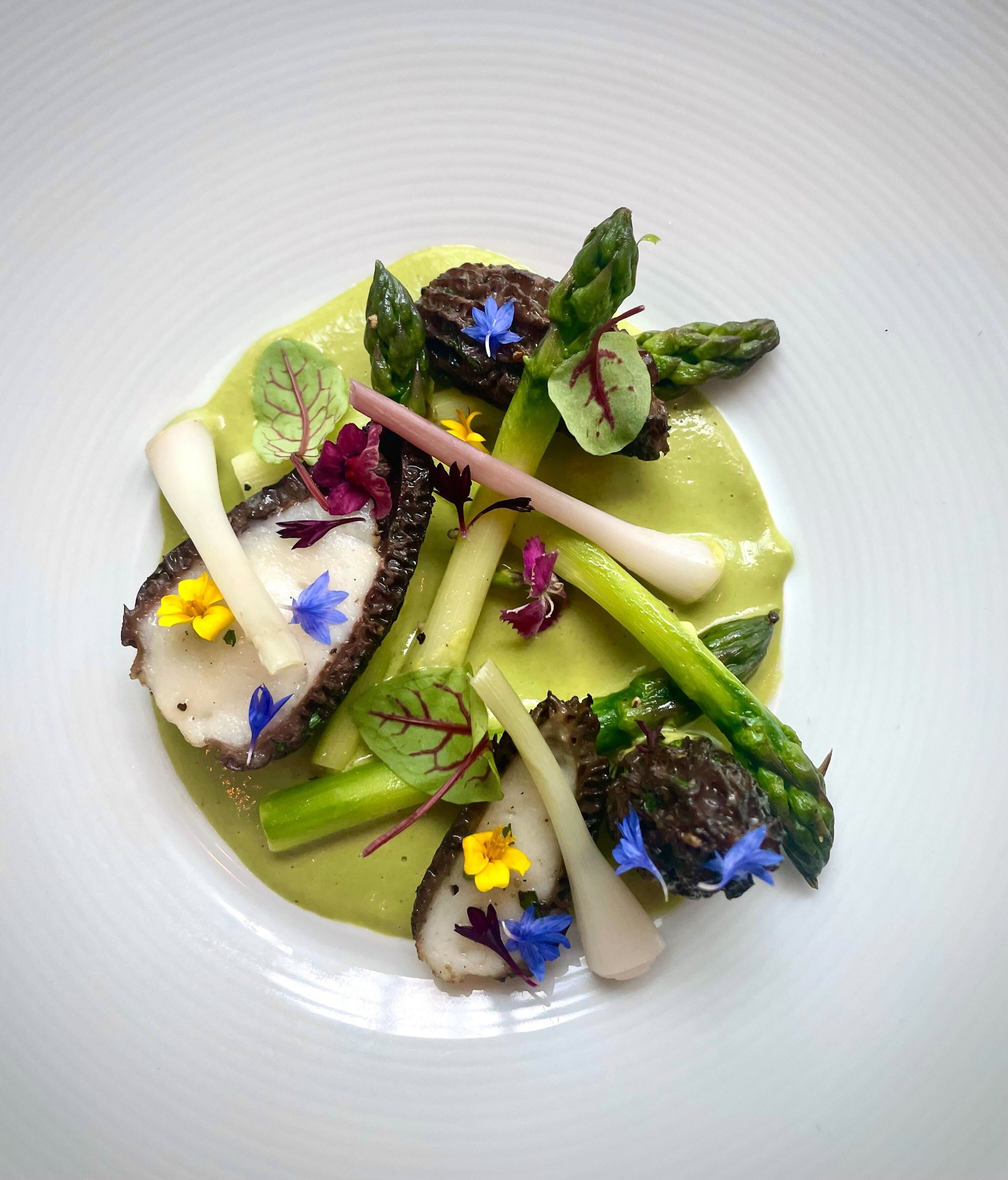 Seasonal vegetable dish at Goodstone Inn