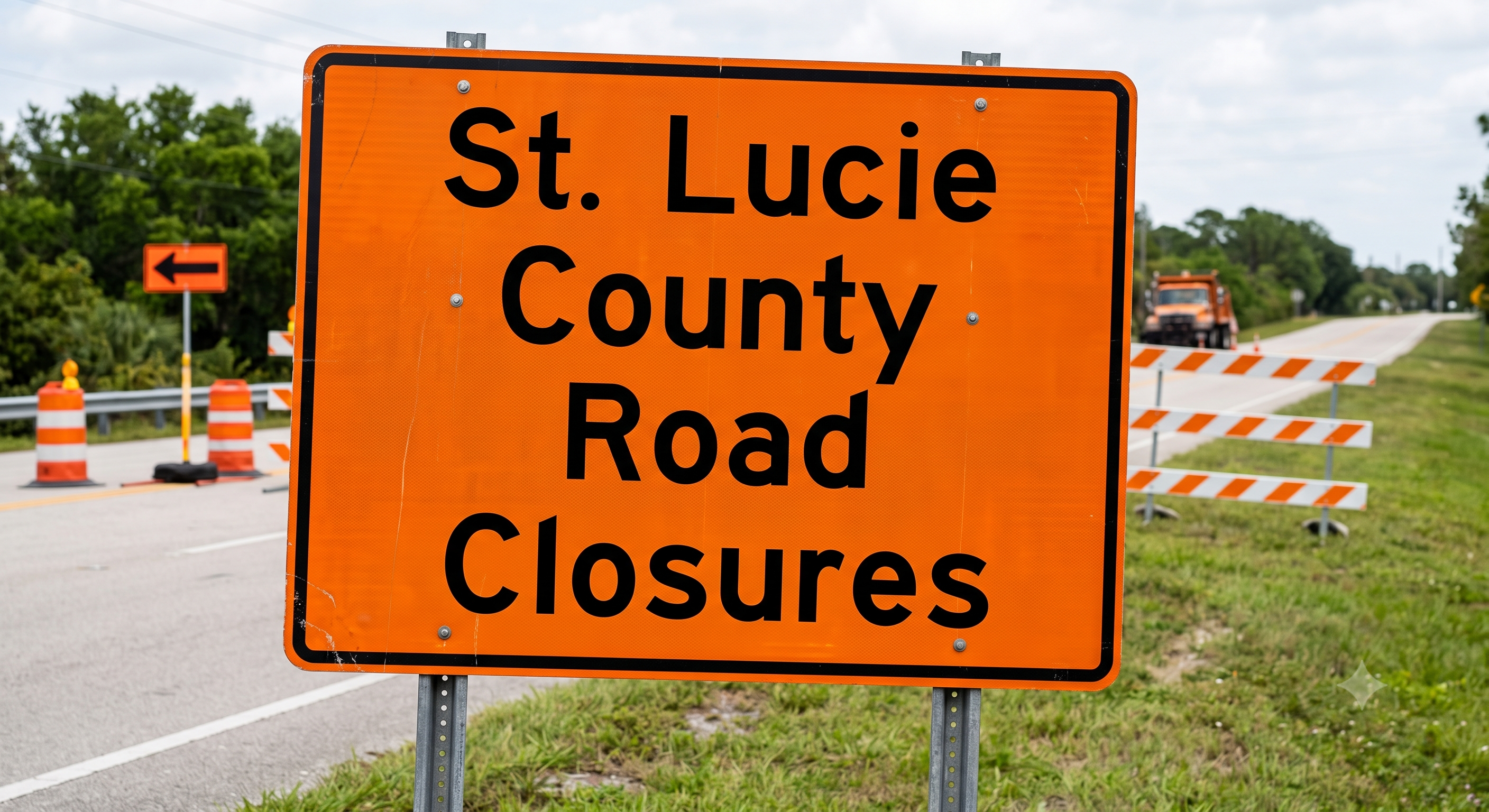St. Lucie County road work and closure updates