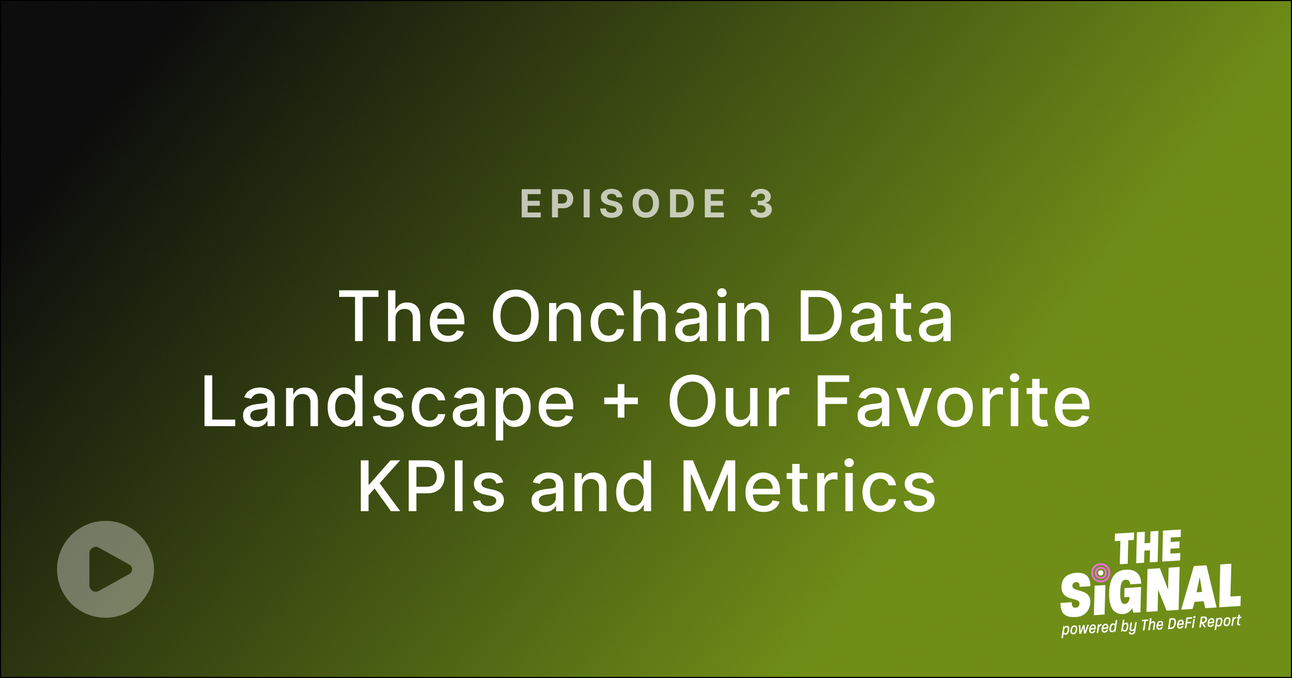 The Onchain Data Landscape