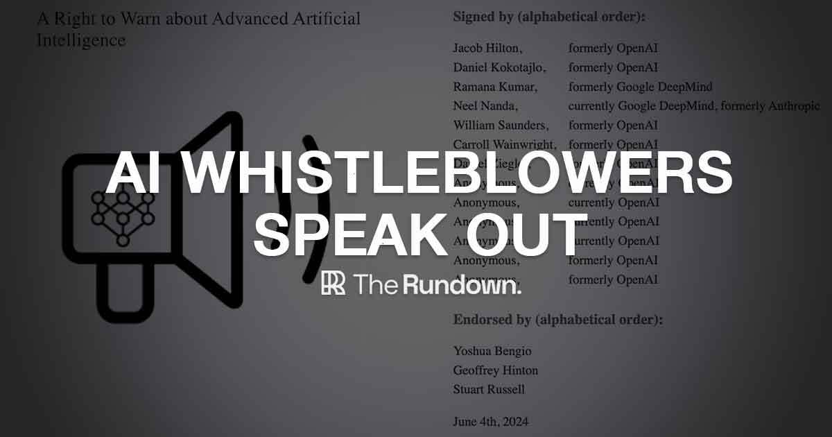 Ai Whistleblowers Speak Out Ai Whistleblowers Speak Out
