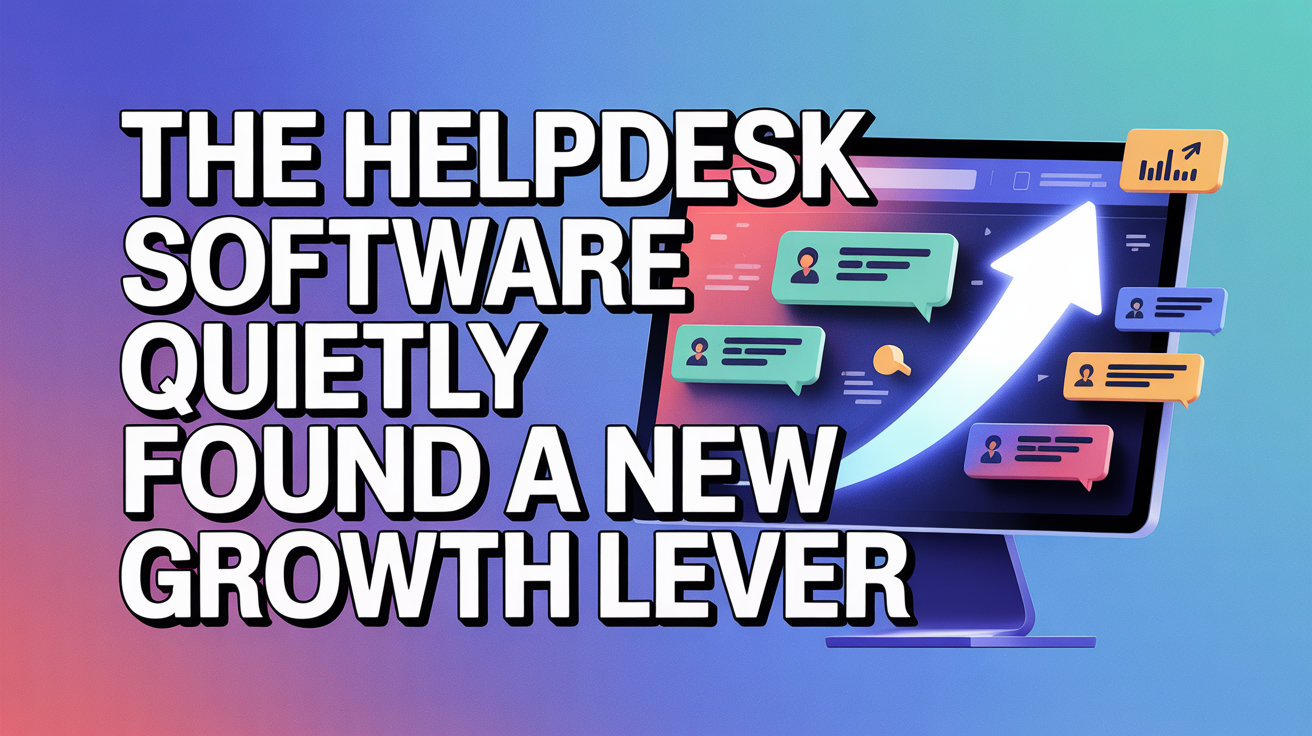 The Helpdesk Software Quietly Found A New Growth Lever