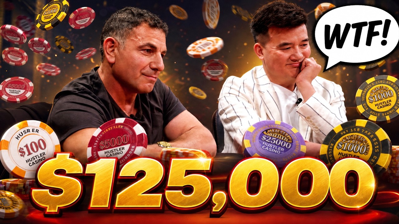 Brandon Steven Quads Up Against Peter! @HustlerCasinoLive