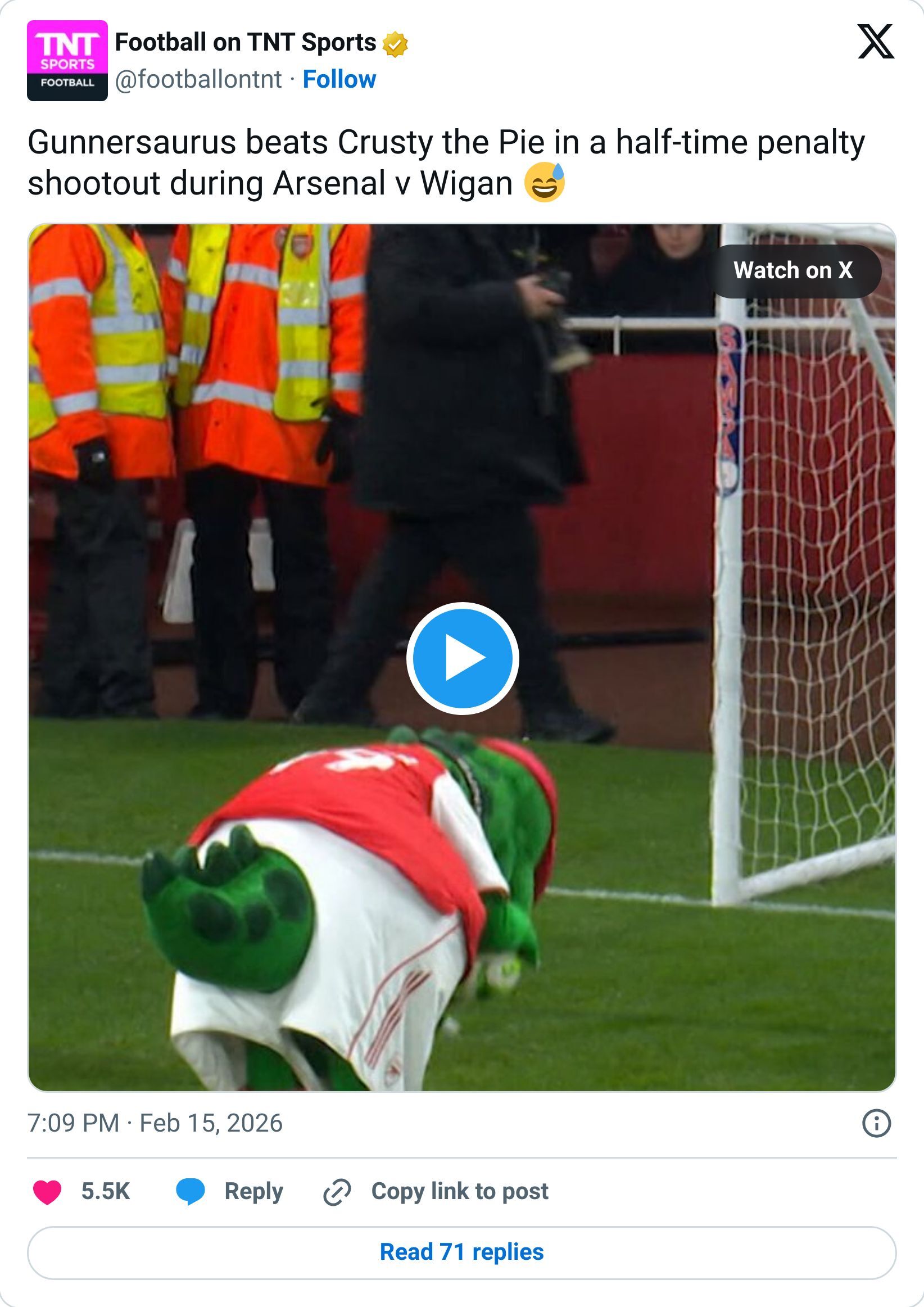 Tweet screenshot