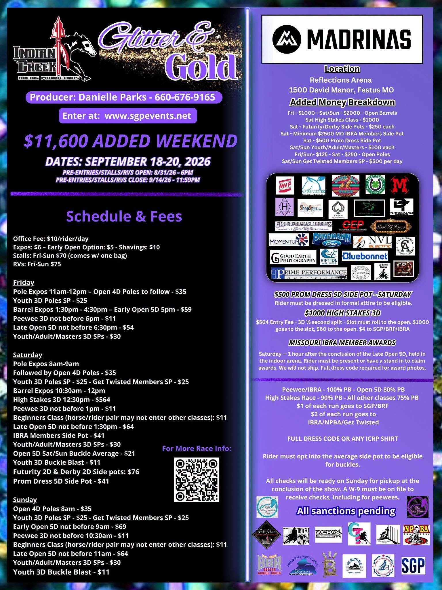 Glitter and Gold ICRP Sept 18-Sept 20