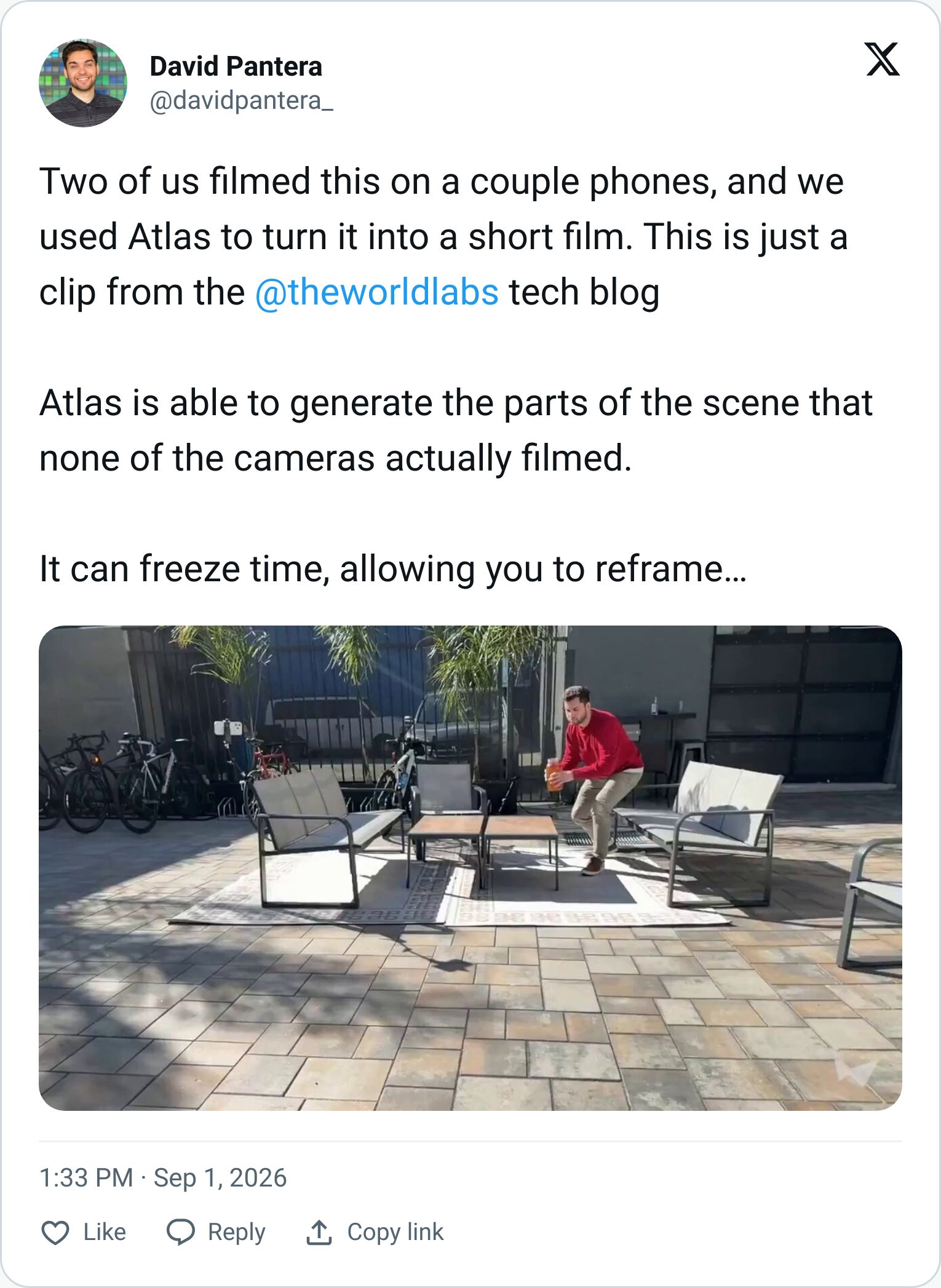 Tweet screenshot