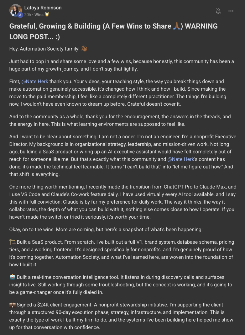 Member win screenshot