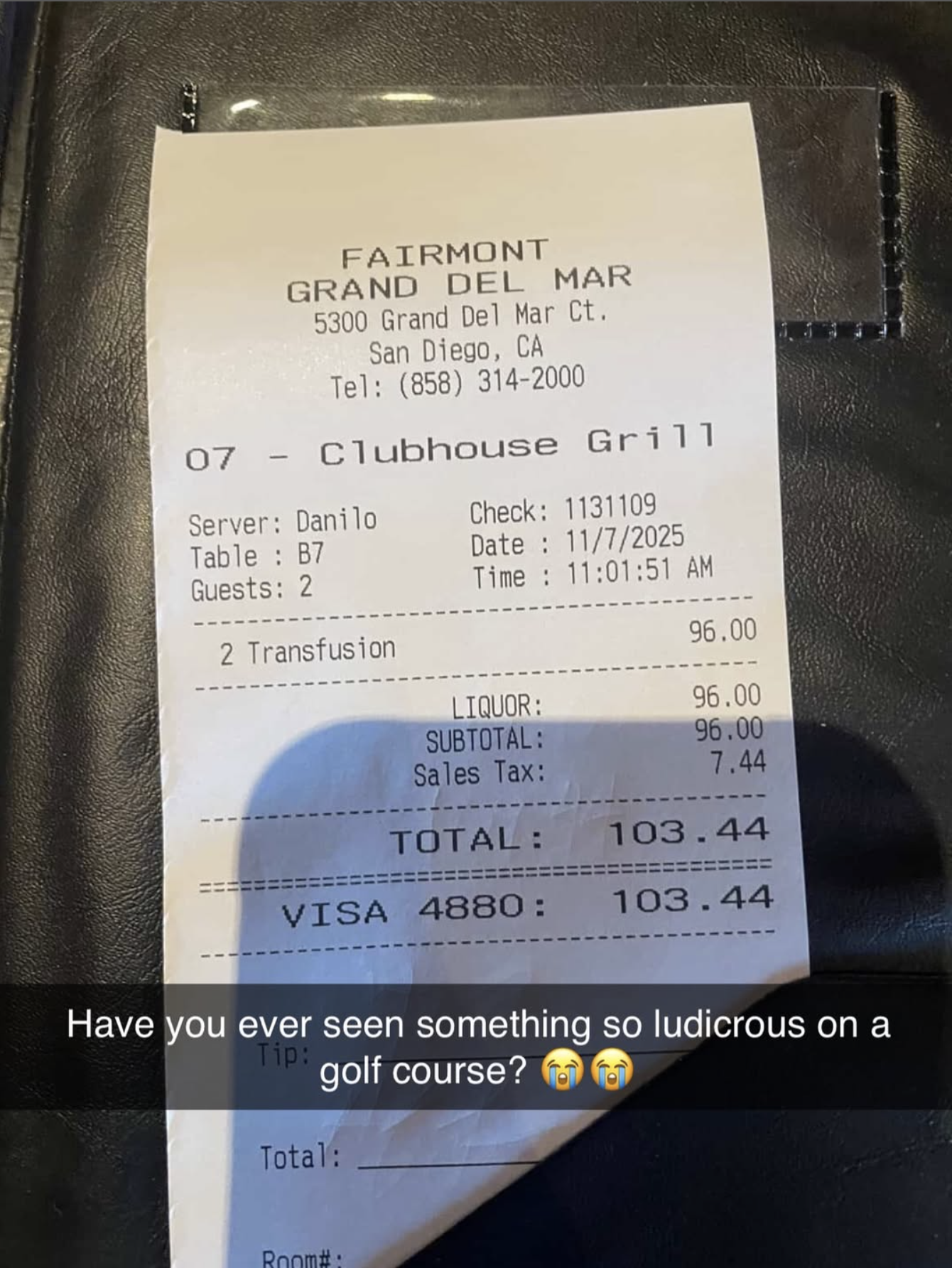 Surely a blood transfusion!?