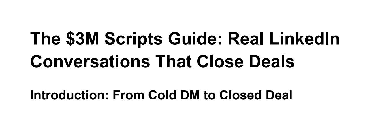 The LinkedIn DM Death Sentence Nobody Saw Coming