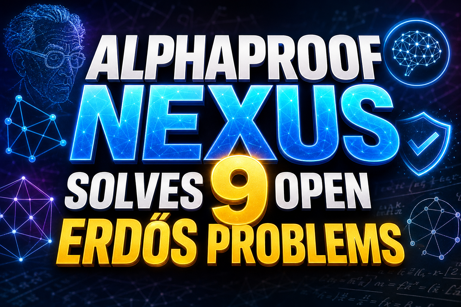 AlphaProof Nexus solves 9 open Erdős problems