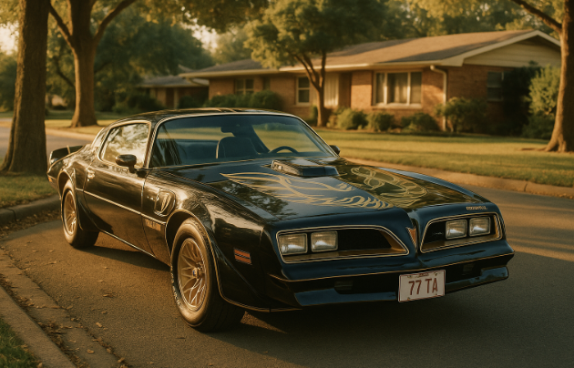 1977 Pontiac Firebird Trans Am, Black and Gold