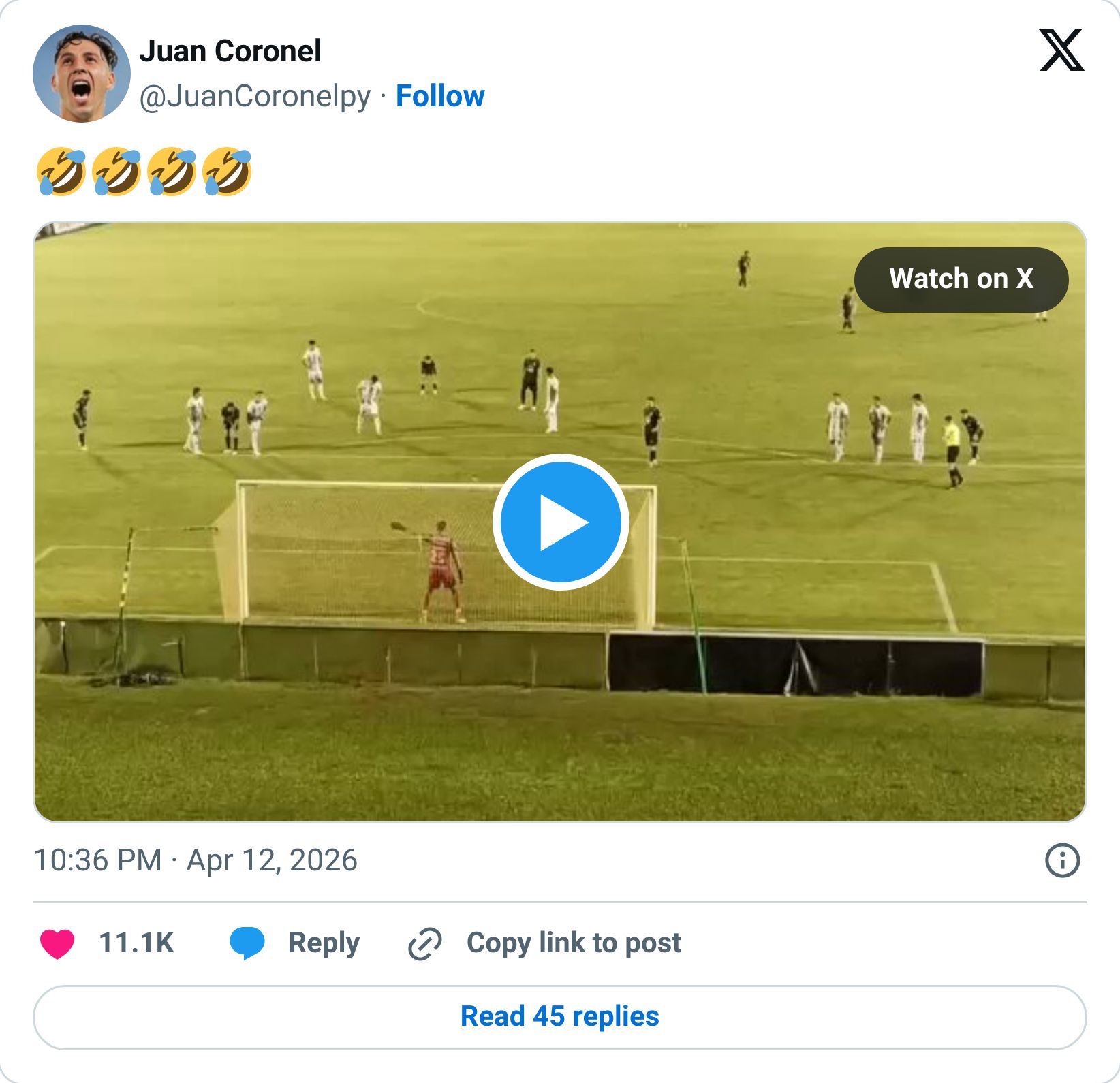 Tweet screenshot