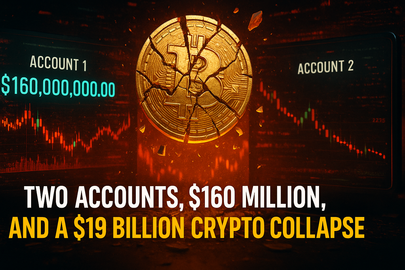 Two Accounts, $160 Million, and a $19 Billion Crypto Collapse