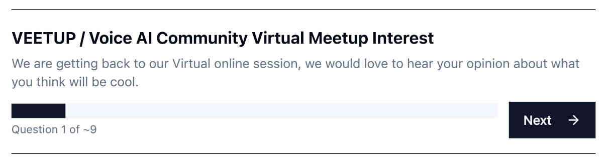 Veetup Preview