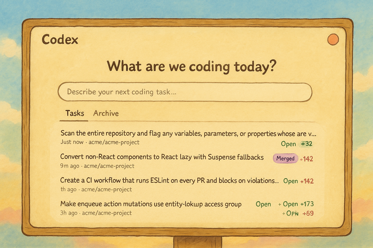 Codex turns ChatGPT into a full-on AI engineer