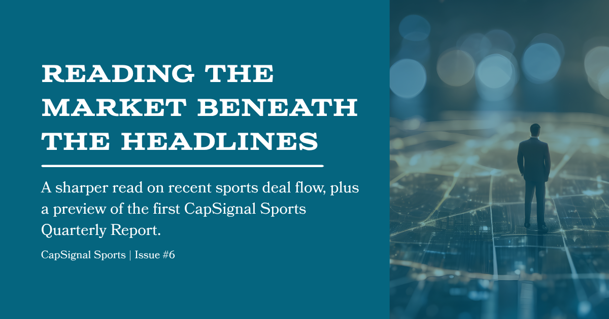 Sports stayed active. Signal stayed weak. What’s next for CapSignal Sports.