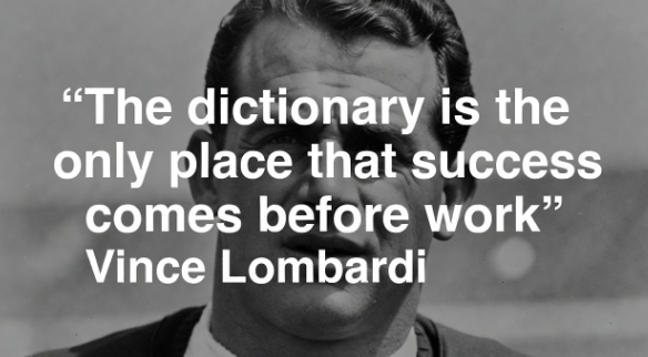 Vince Lombardi on Work and Winning