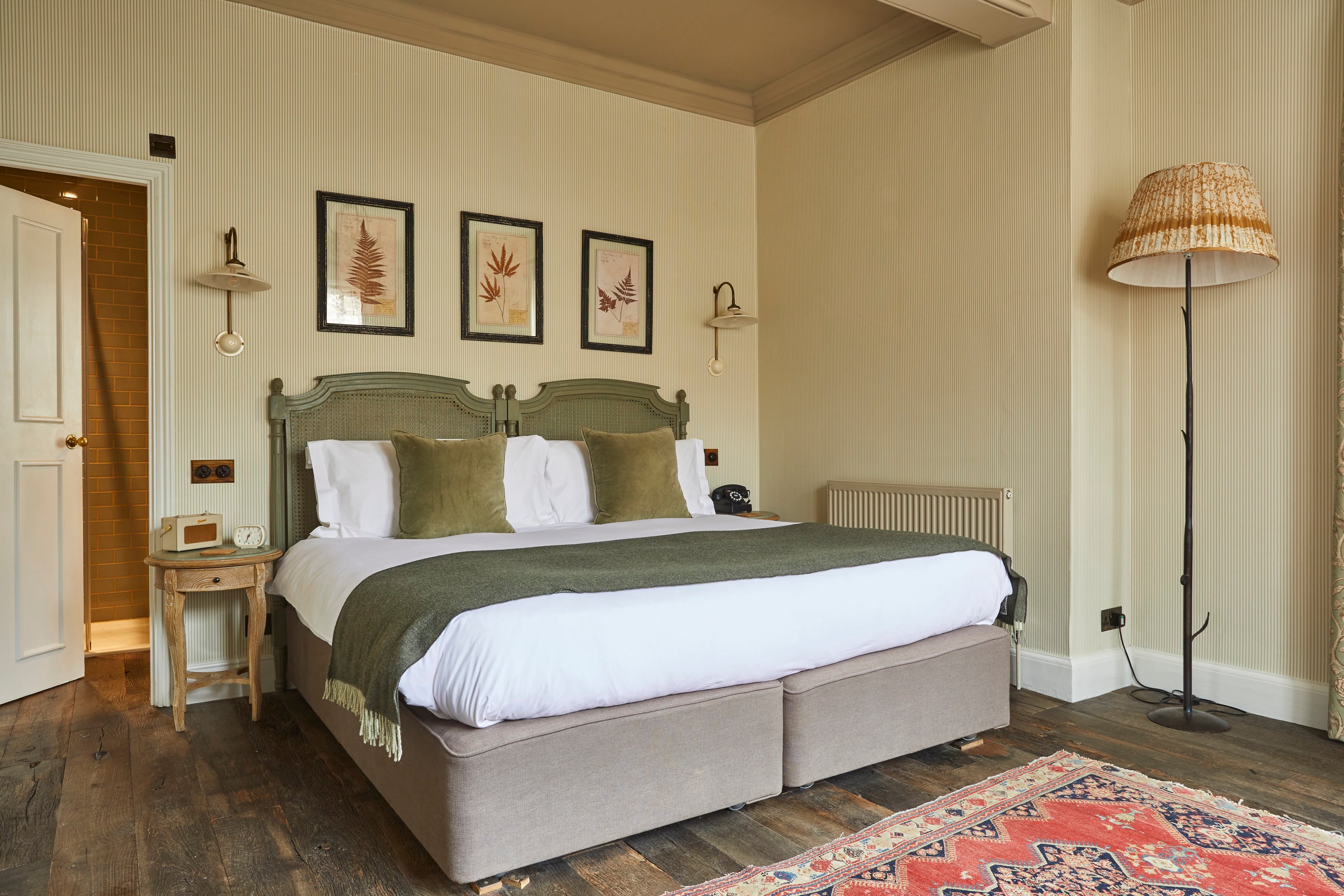 Guest bedroom at The Pig-near Bath