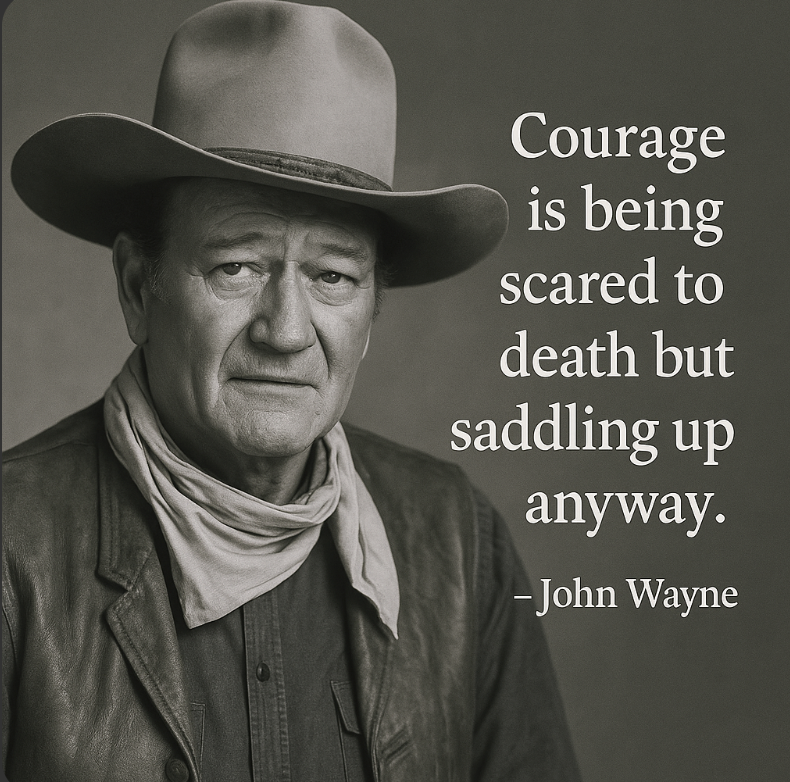 John Wayne on Simple Courage