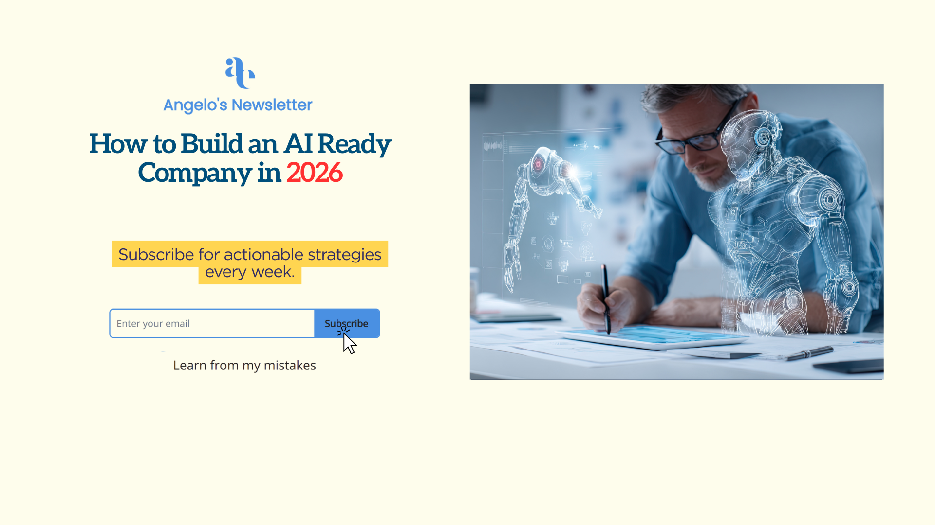 The Founder’s Guide to Building an AI Ready Company in 2026