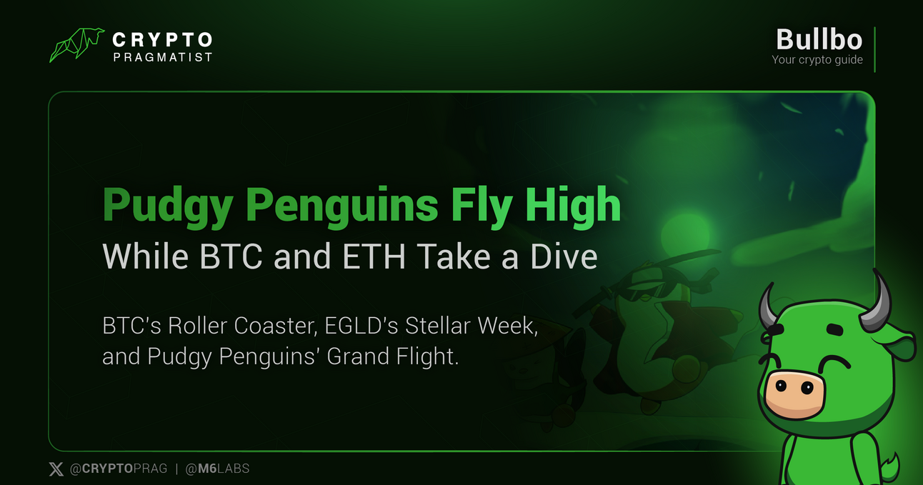 Crypto Market July 8, 2024: Pudgy Penguins Fly High While BTC and ETH