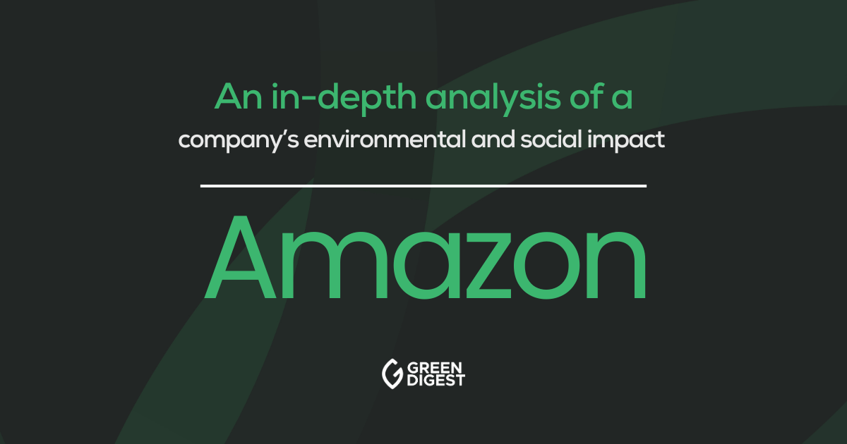 Why does Amazon have a negative impact score? 🤔