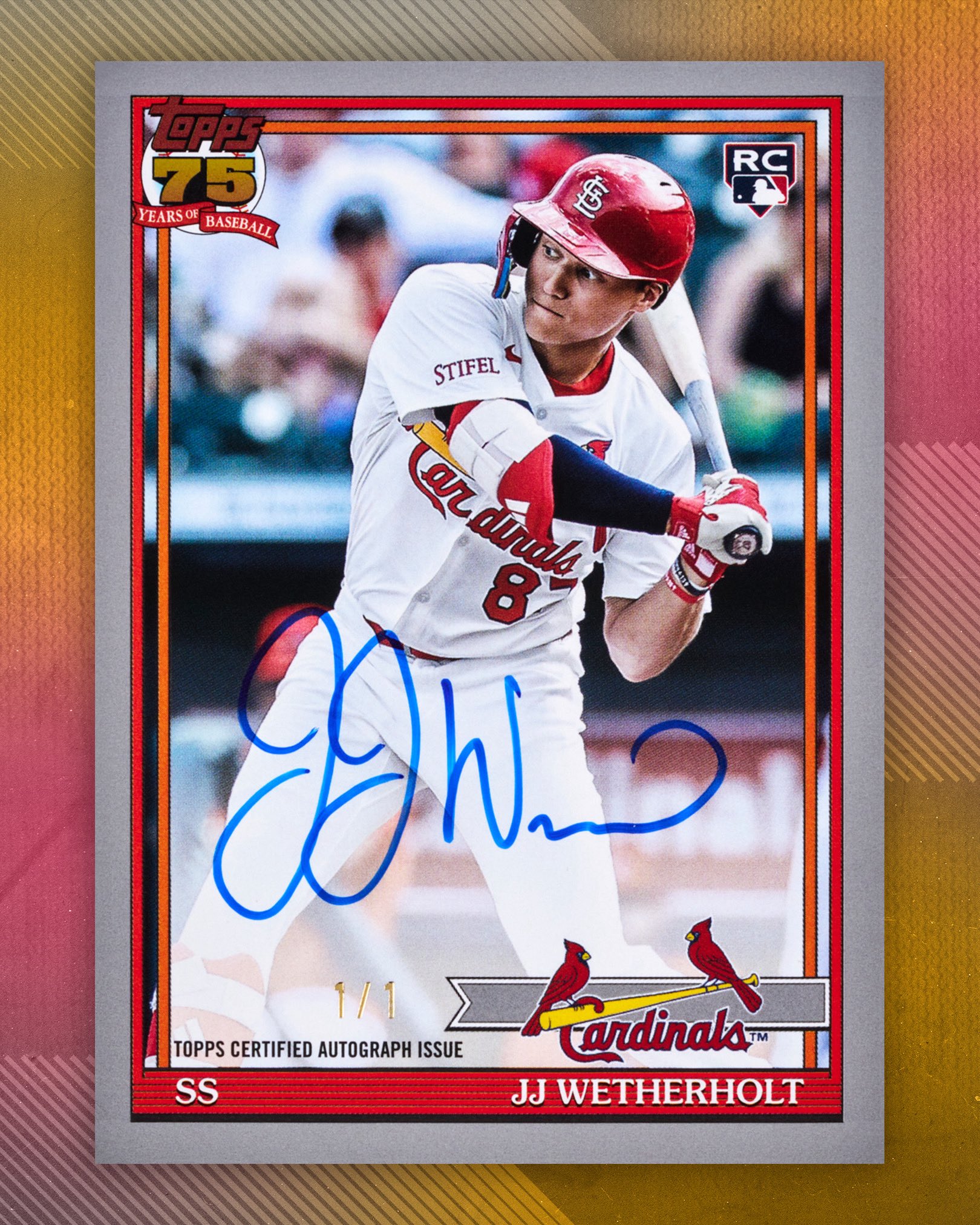 JJ Wetherholt 2026 Topps Series 2 1991 Auto