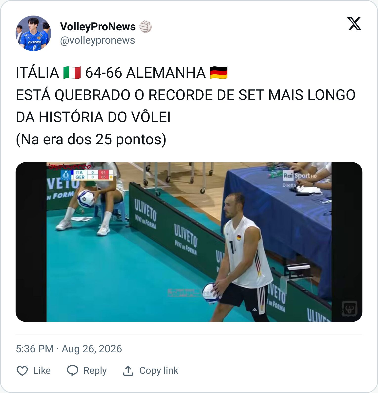 Tweet screenshot