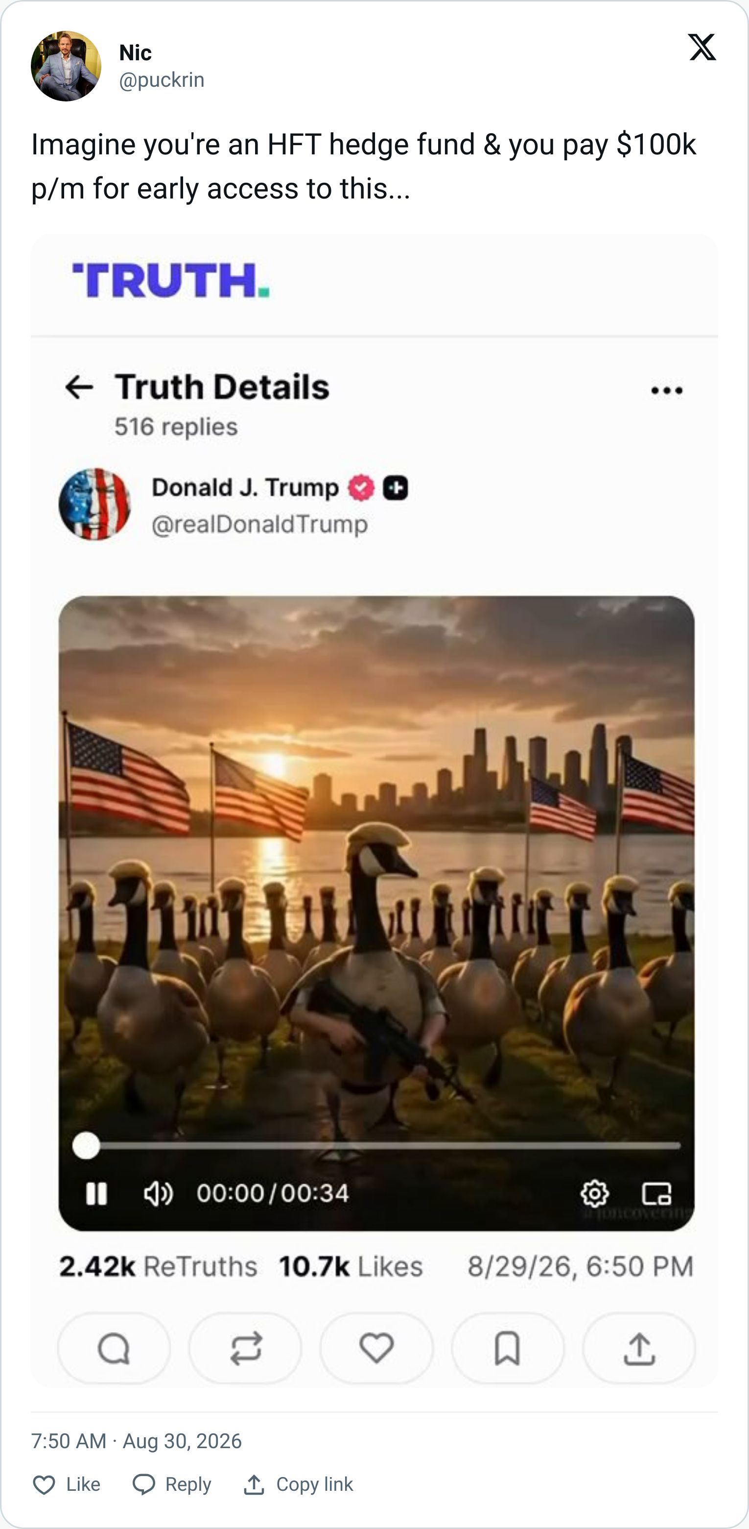 Tweet screenshot