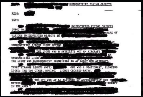 GPT-4V decodes a Redacted government document