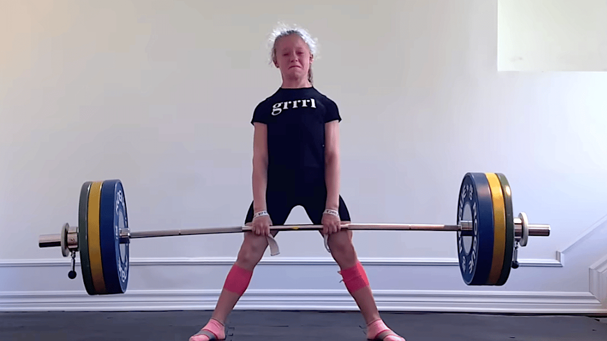 🏋️ 9-year-old’s 244-pound deadlift 
