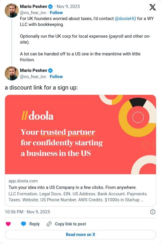 Tweet screenshot