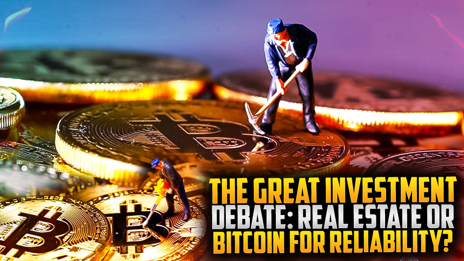 The Great Investment Debate: Real Estate or Bitcoin for Reliability?