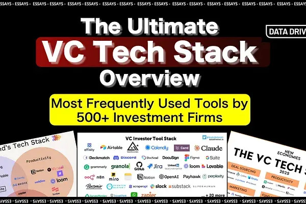 🔥The Ultimate VC Tech Stack Overview